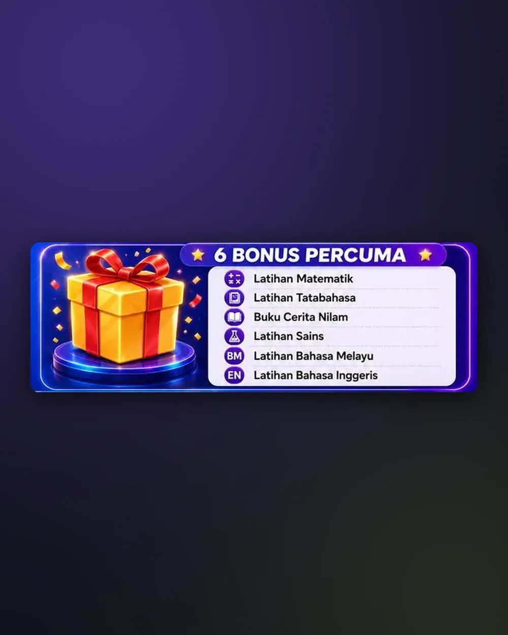 User Pack bonuses from the sales poster